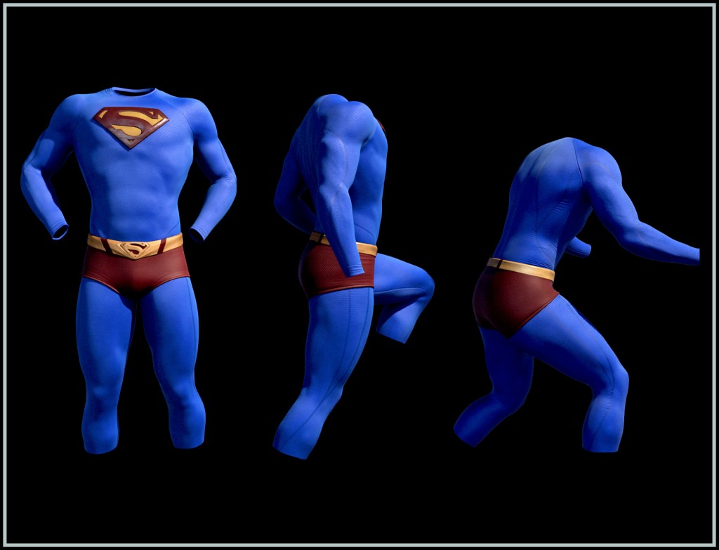 Superman Returns Superman Look dev Art Jake L Rowell Artist
