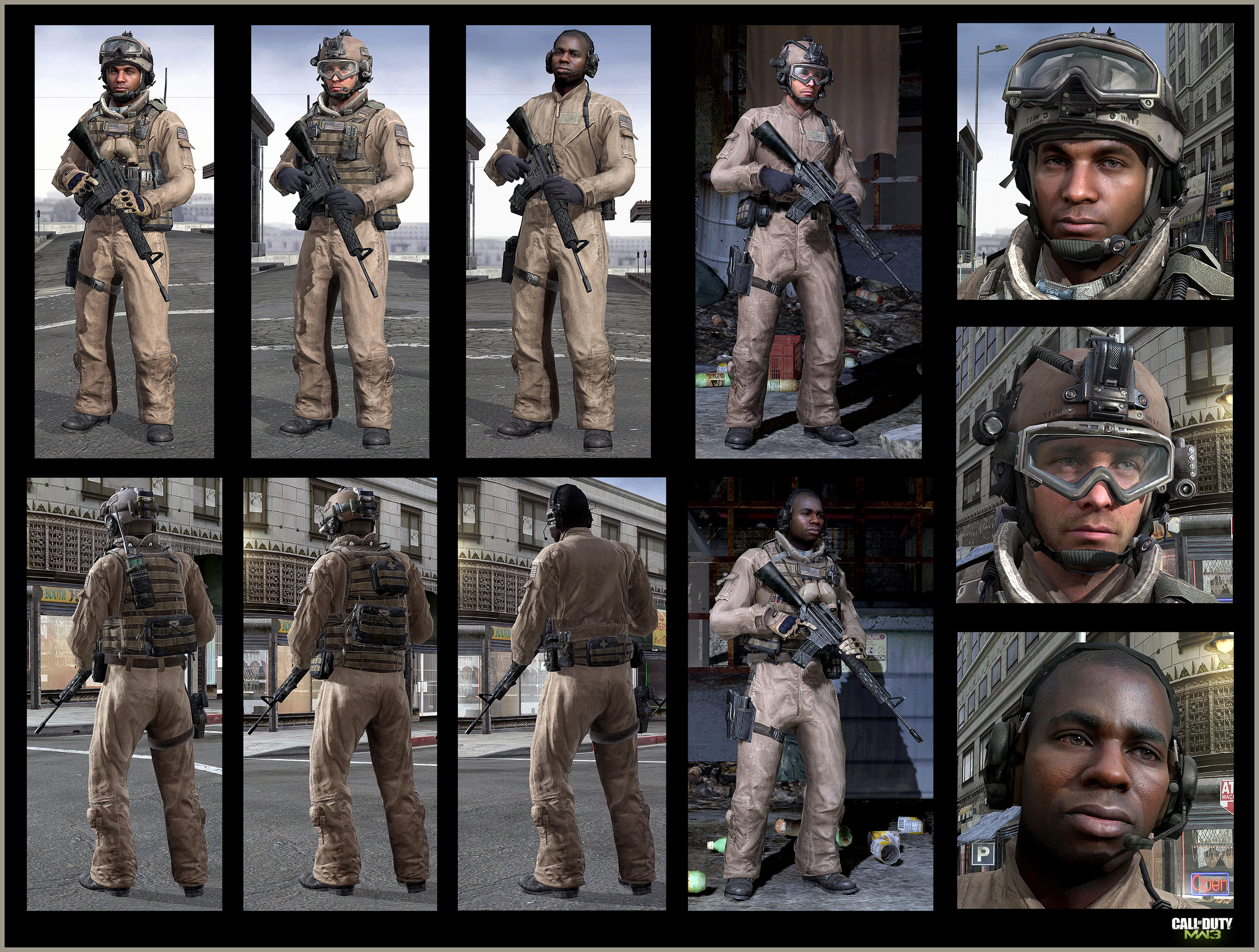 CoD Modern Warfare 3 ( MW3) all confirmed characters and casts so far